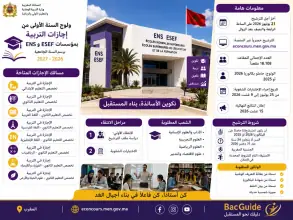 المدارس العليا للأساتذة والمدارس العليا للتربية والتكوين – إجازات التربية  (ENS / ESEF)